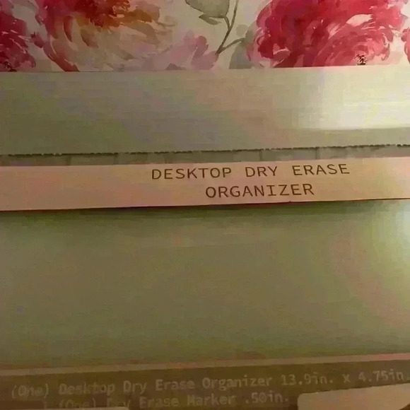 Celebrity Design Group pastel green desktop dry erase organizer bundled markers - Picture 2 of 7